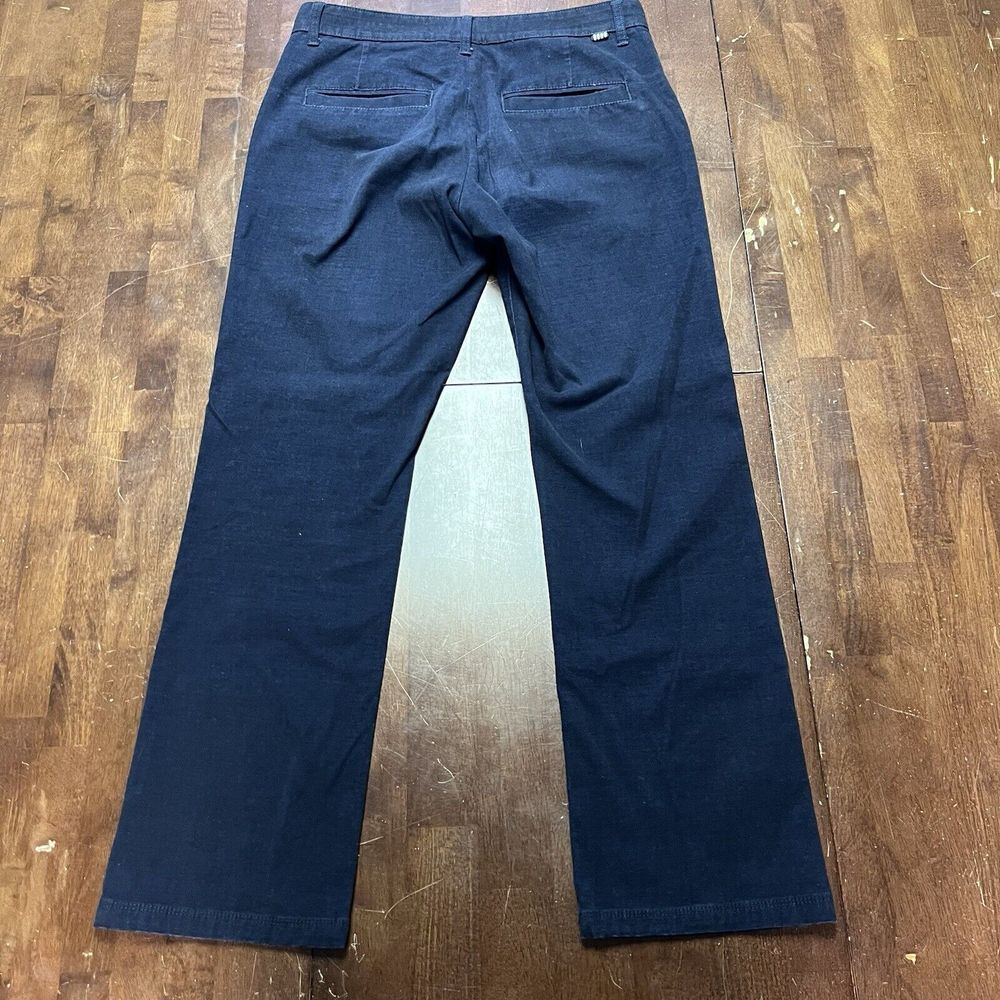 Five Four Pants Mens 32 (fits 34x31) Navy Flat Front Chino Golf Straight Leg - Picture 6 of 10